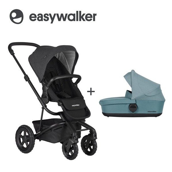 Easywalker Harvey 2 All-Terrain Night Black Sporta ratiņi