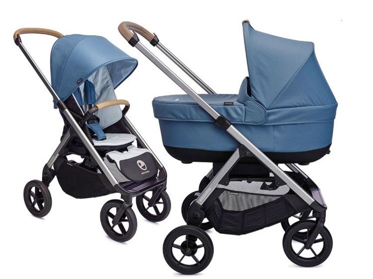 Easywalker Mosey+ Steel Blue Bērnu rati 2in1