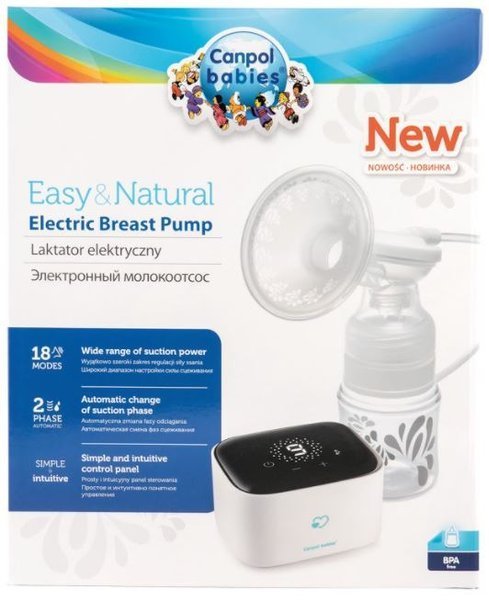 Elektriskais piena pumpis Canpol Babies Easy&Natural 12/207