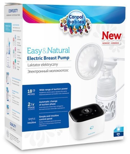 Elektriskais piena pumpis Canpol Babies Easy&Natural 12/207