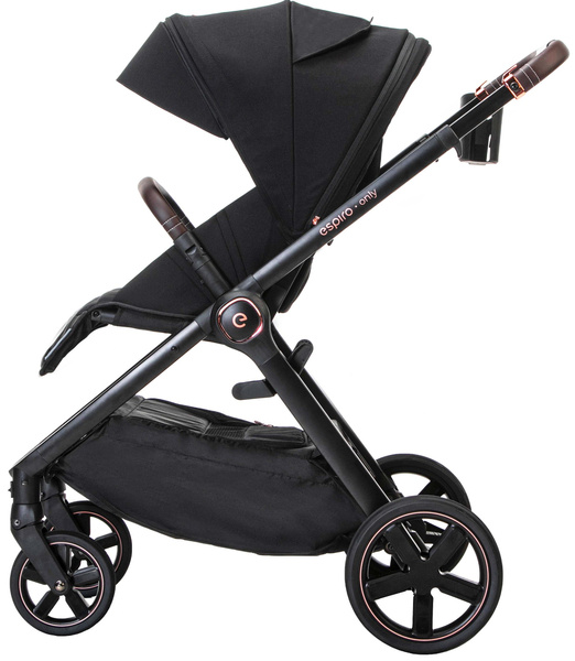 Espiro Only Way 210 Stylish black Pastaigu Ratiņi