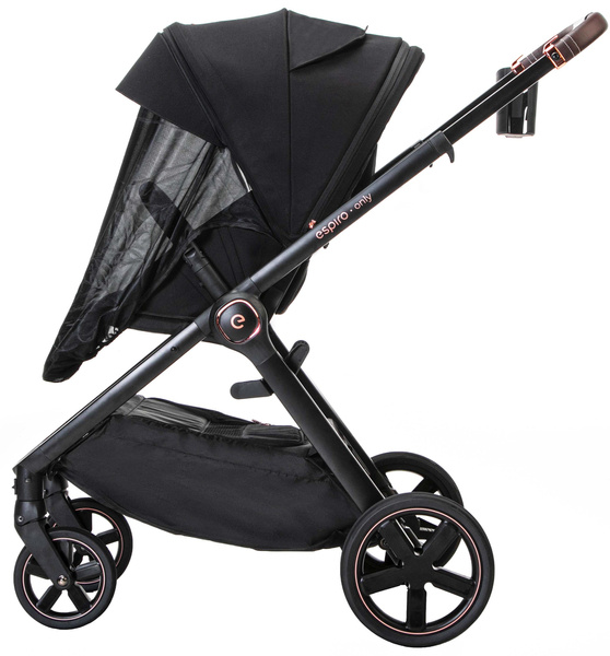 Espiro Only Way 210 Stylish black Pastaigu Ratiņi