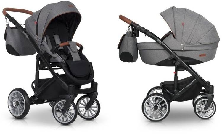 Euro-Cart Delta Anthracite Детская коляска 2в1