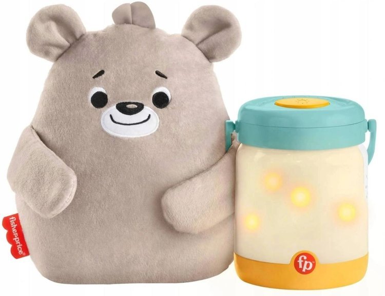 Fisher Price Ночник Успокаивающий со светом и звуками Baby Bear&Firefly Soother GRR00