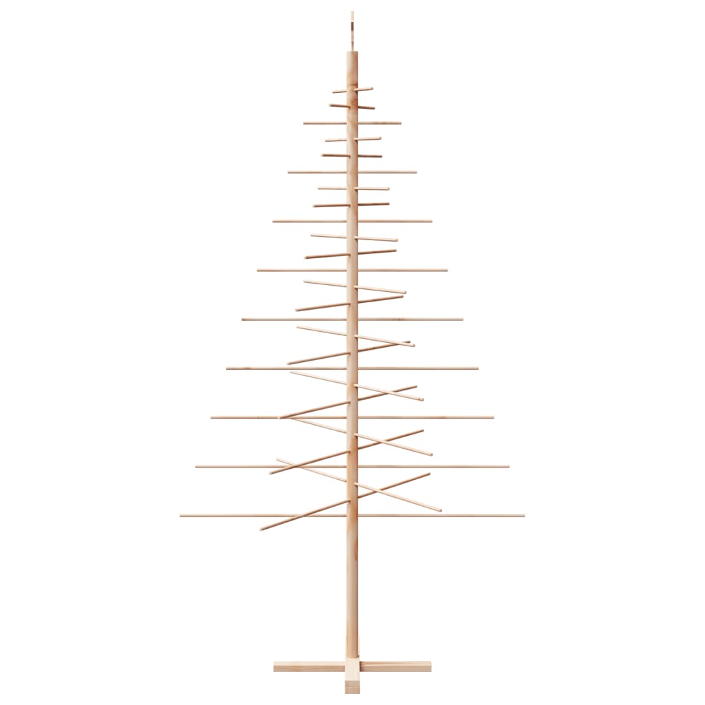 Koka Ziemassvētku Eglīte Dekorēšanai, 210 Cm, Priedes Masīvkoks Vidaxl