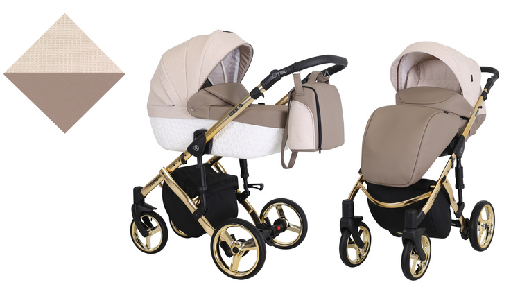 Kunert Tiaro Premium Beige Детская коляска 2в1