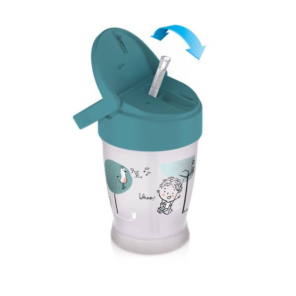 Lovi Freestyle Kubek ze słomką 250ml 12m+  35/354 Lovely Boy