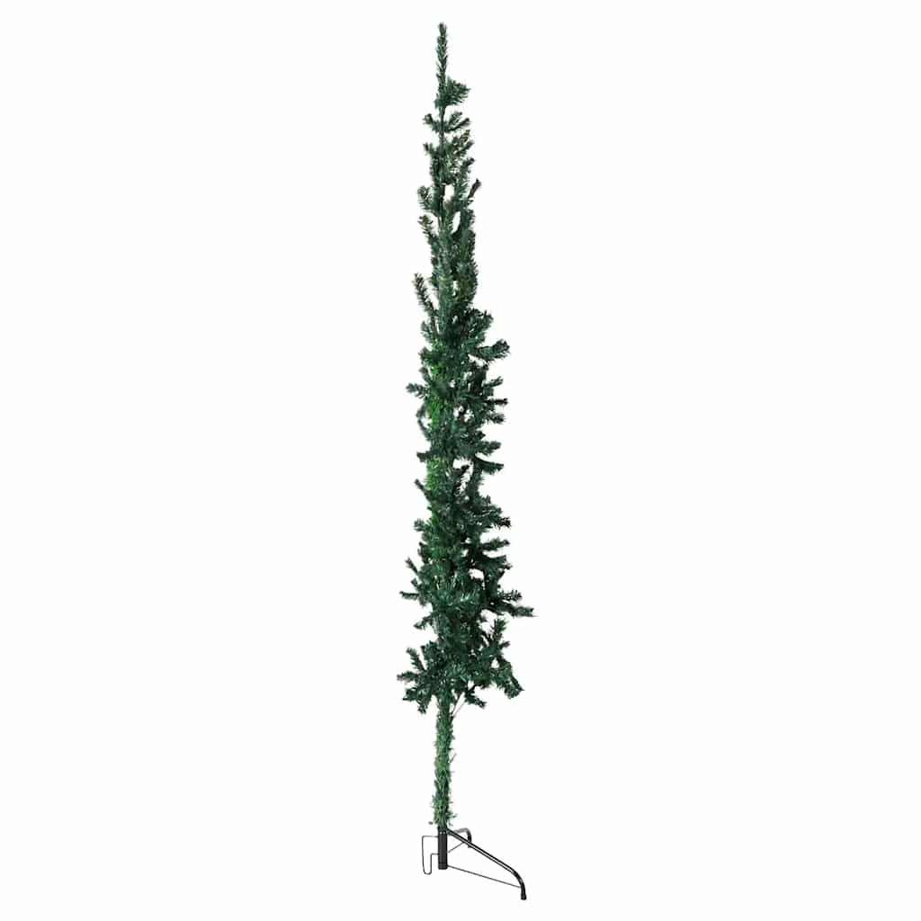 Mākslīgā Ziemassvētku Egle Ar Statīvu, Pusapaļa, Zaļa, 150 Cm Vidaxl