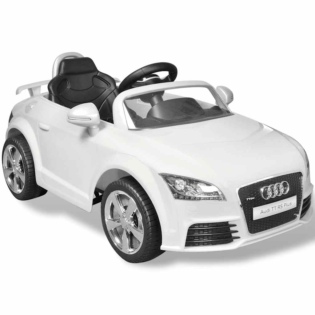 Mašīna Bērniem Audi Tt Rs Ar Tālvadības Pulti, Balta