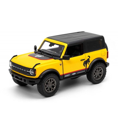 Металлическая авто моделька 2022 Ford Bronco w/ printing (Open Top) 1:34 KT5438FB