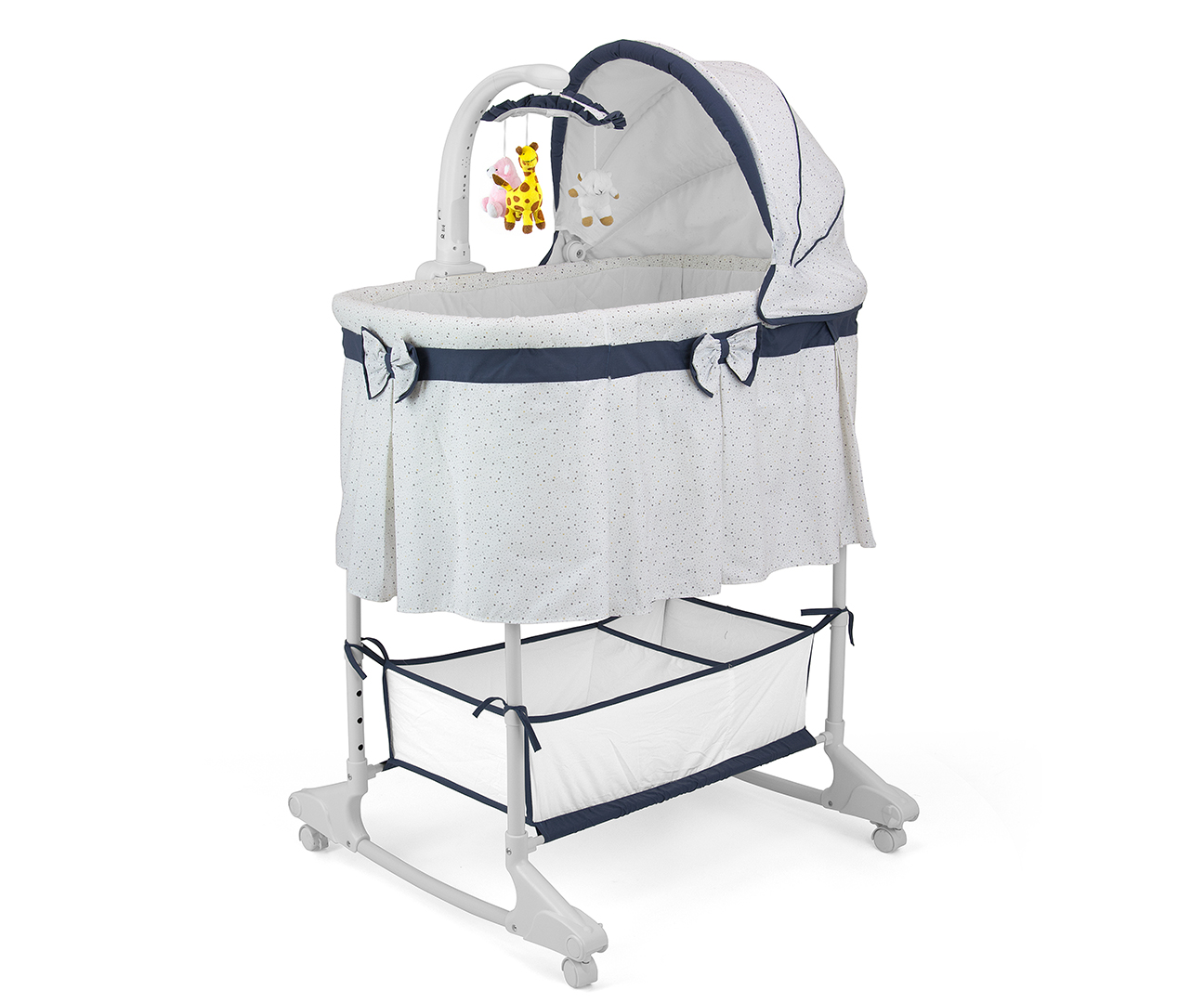 Milly Mally Cradle Sweet Melody 4in1Remote Simple Gray