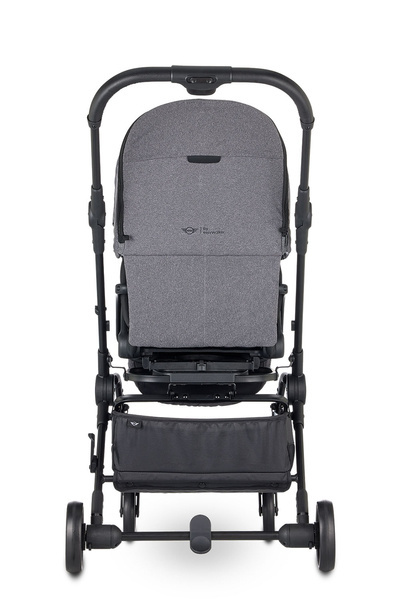 Mini by Easywalker Buggy Turn Kompaktowy Wózek Spacerowy z Obrotowym Siedziskiem 360 Soho Grey