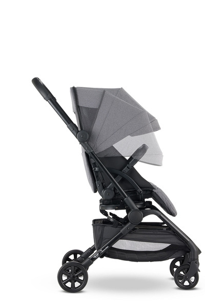 Mini by Easywalker Buggy Turn Kompaktowy Wózek Spacerowy z Obrotowym Siedziskiem 360 Soho Grey