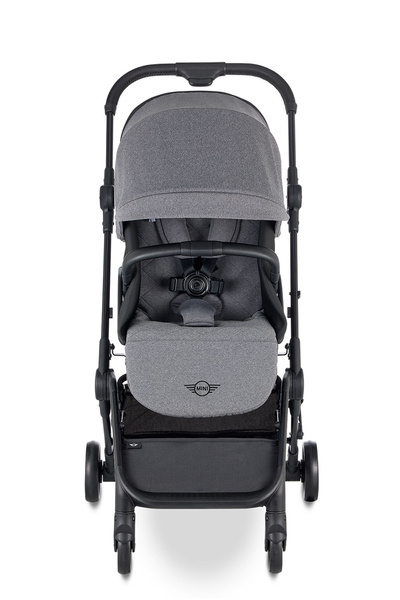 Mini by Easywalker Buggy Turn Kompaktowy Wózek Spacerowy z Obrotowym Siedziskiem 360 Soho Grey