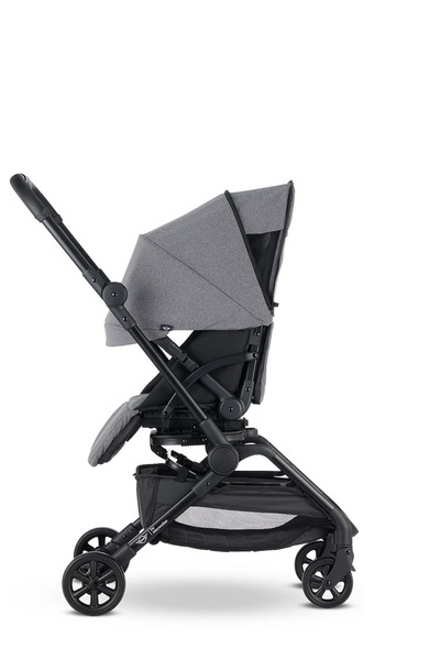 Mini by Easywalker Buggy Turn Kompaktowy Wózek Spacerowy z Obrotowym Siedziskiem 360 Soho Grey