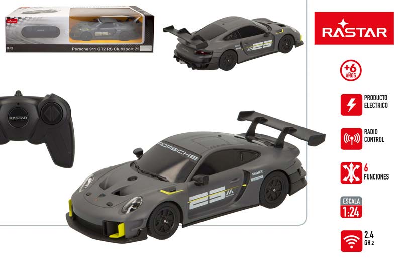 Радиоуправляемая машина Rastar PORCHE 911 GT2 RS 1:24 6+ CB41276