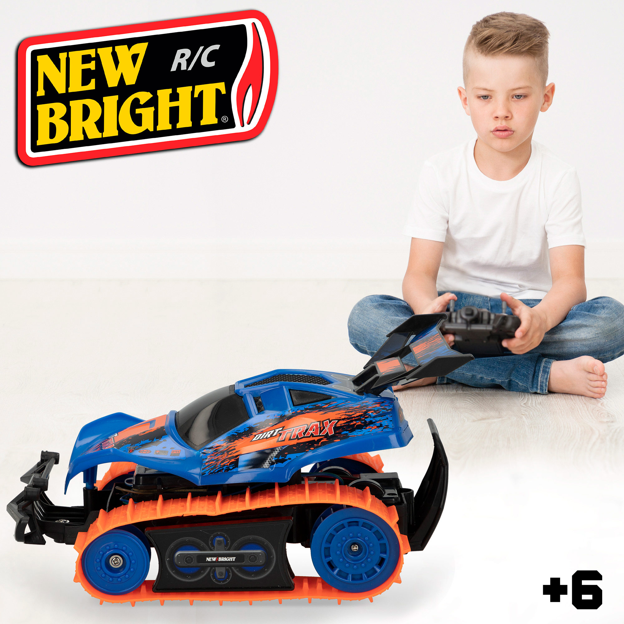 Радиоуправляемая машина с гусеничными колесами Dirt Trax 6 направ. USB 28 cm 6+ CB46802