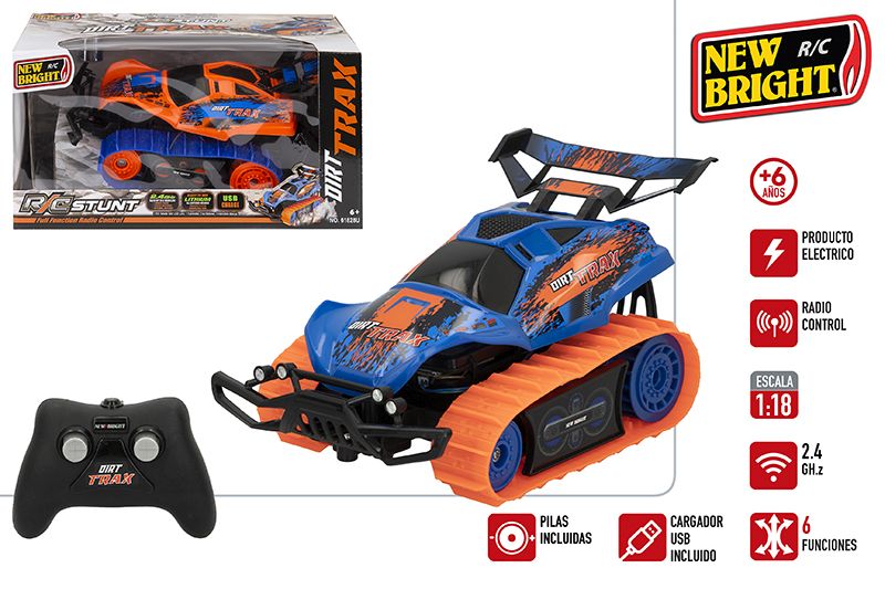 Радиоуправляемая машина с гусеничными колесами Dirt Trax 6 направ. USB 28 cm 6+ CB46802