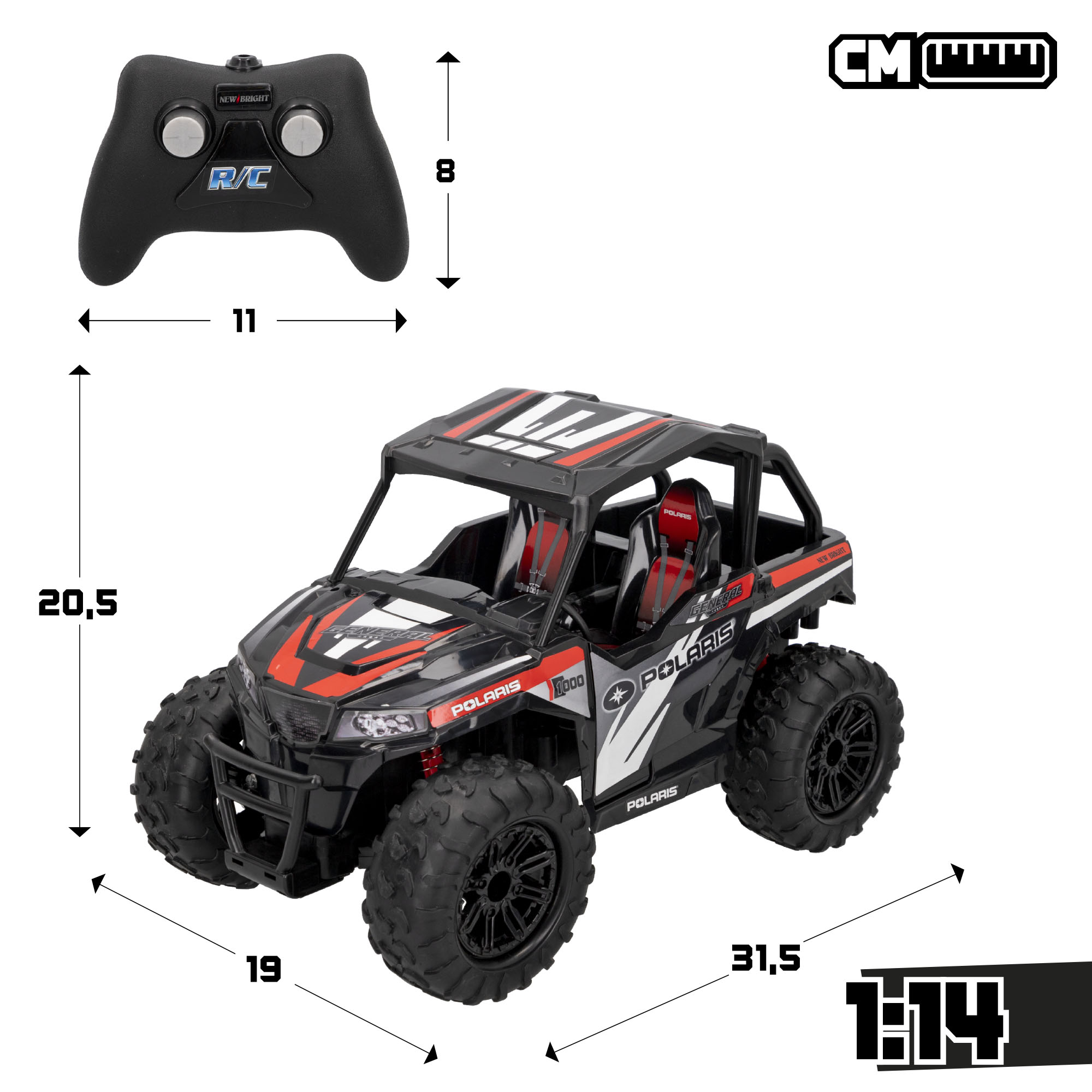 Радиоуправляемая машина Polaris New Bright (на батар.) 6 направ.  31,5 cm 6+ CB46568