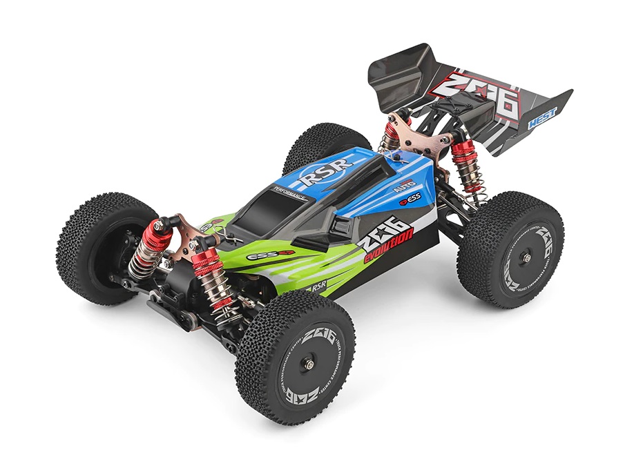 RC auto WLtoys 144001 4x4 1:14 zaļš