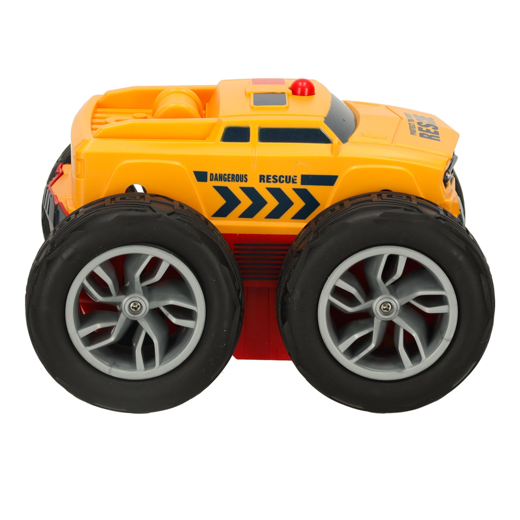 RC Revolt 2 Sided Rescue Racer zils tālvadības auto