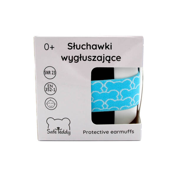 Safe Teddy Słuchawki Wygłuszające Dla Dzieci i Niemowląt 0 msc+ Niebieski