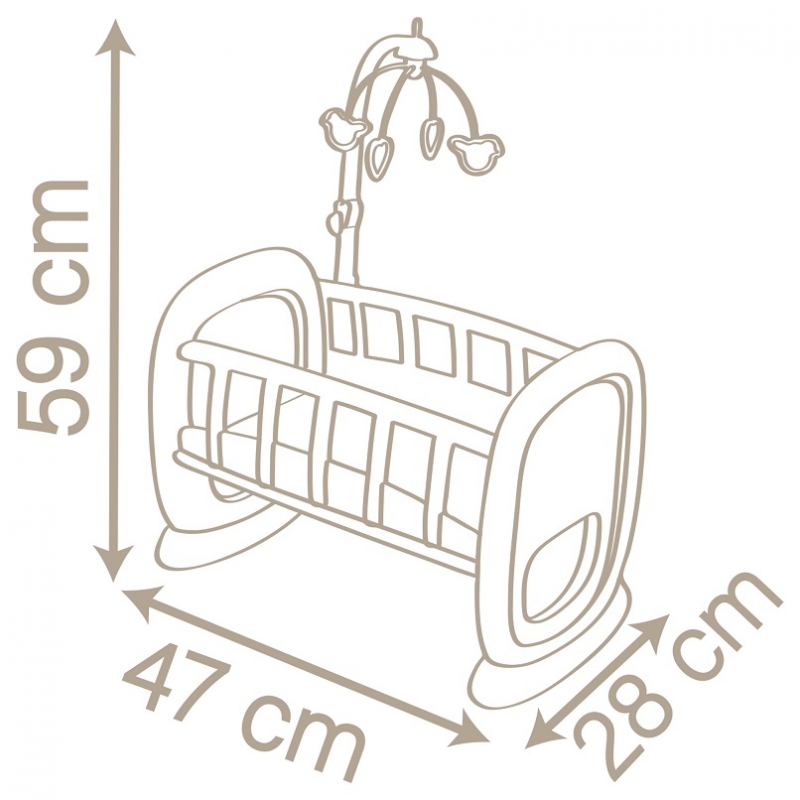 SMOBY Baby Nurse Колыбель для куклы