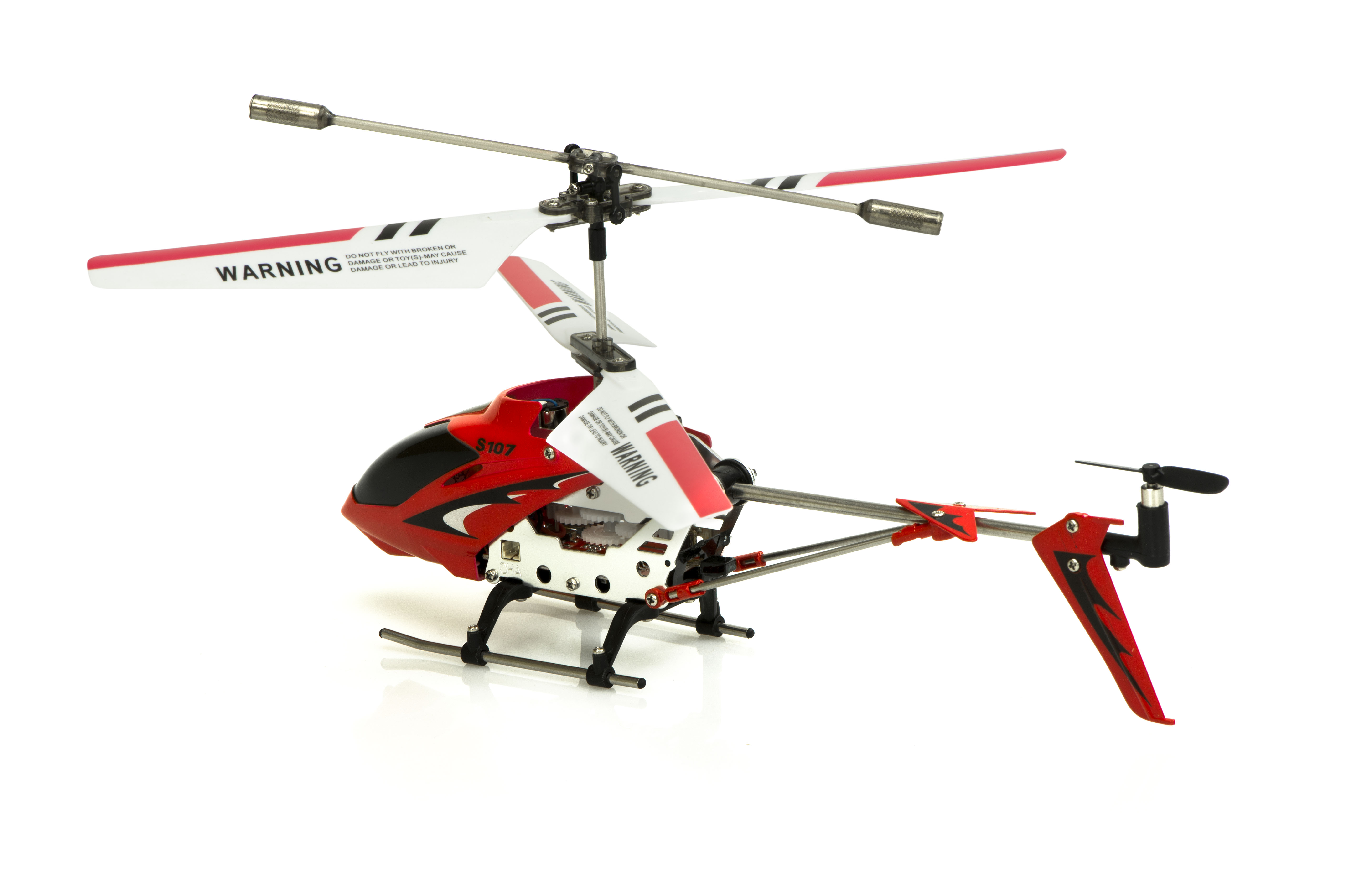 SYMA S107G RC helikopters sarkans