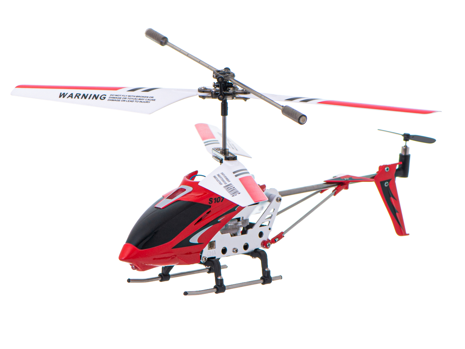 SYMA S107G RC helikopters sarkans