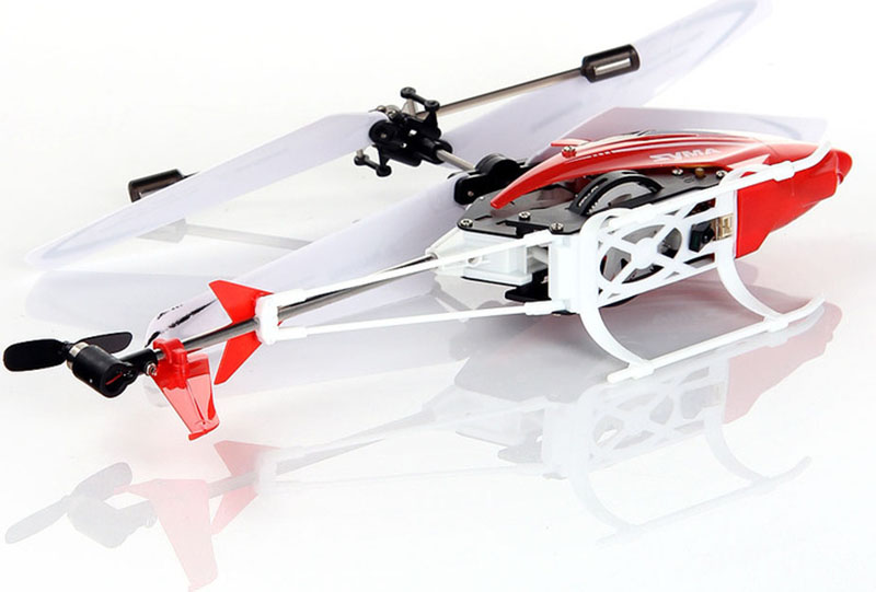 SYMA S5 RC helikopters 3CH balts