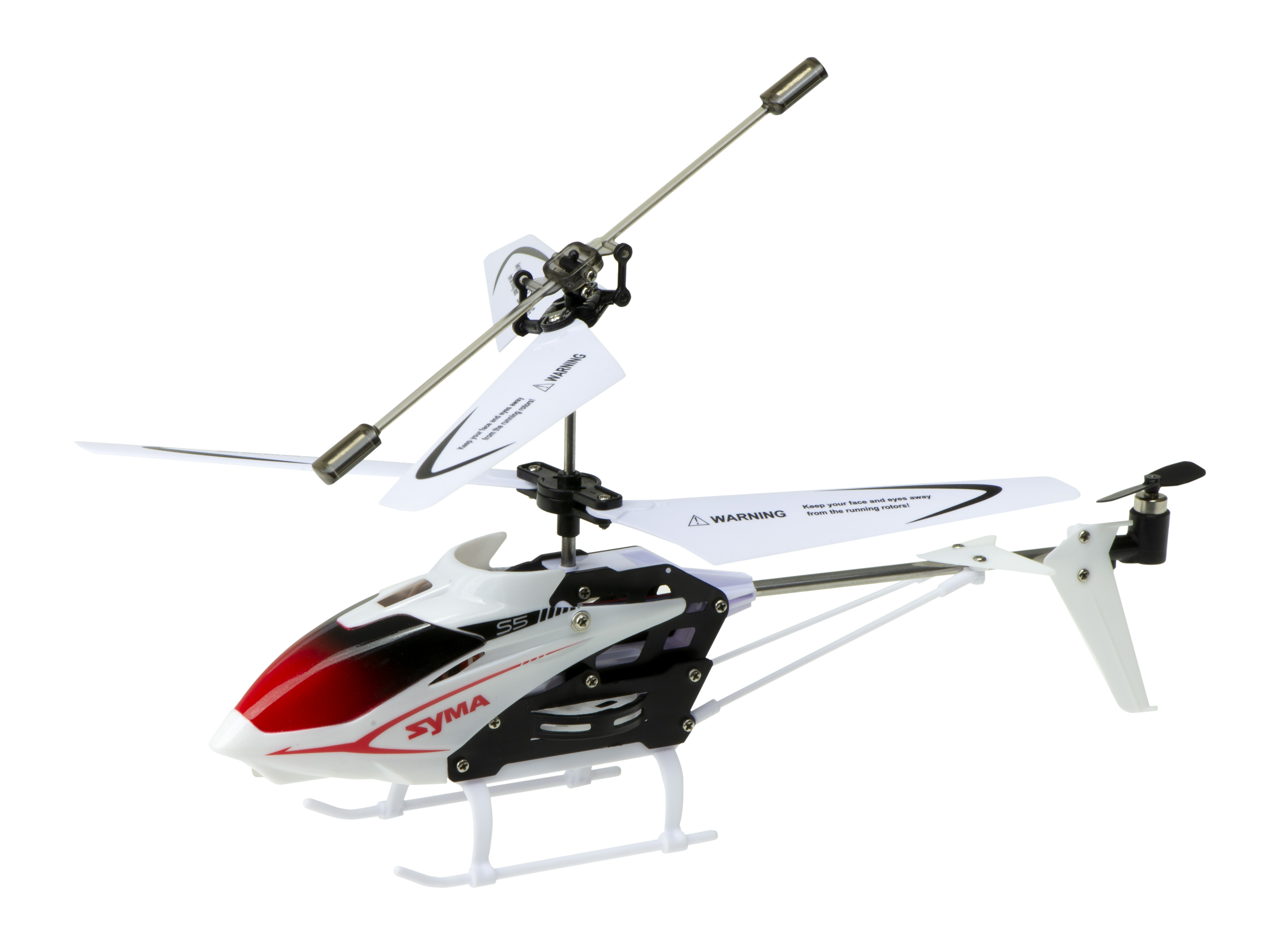 SYMA S5 RC helikopters 3CH balts