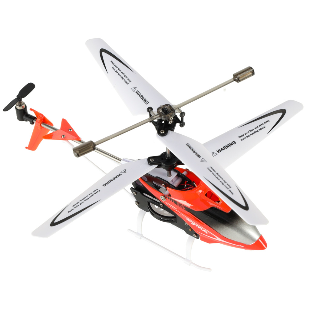 SYMA S5 RC helikopters 3CH sarkans