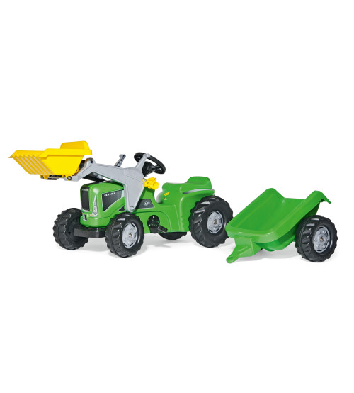 Traktors Bērniem ar pedāļiem ar piekabi un kausu Rolly Toys rollyKiddy Futura  (2,5-5 gadiem ) 630035