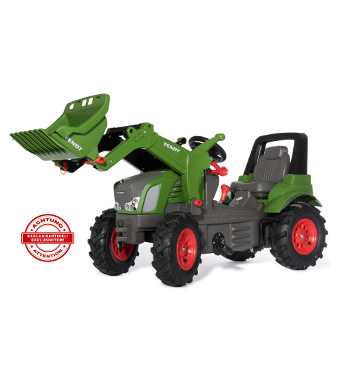 Детский Трактор с педалями и ковшом RollyFarmtrac Fendt 939 Vario (3-8 лет) надувные шины