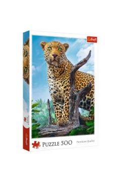 Trefl Puzzle Dziki Lampart 500 Elementów