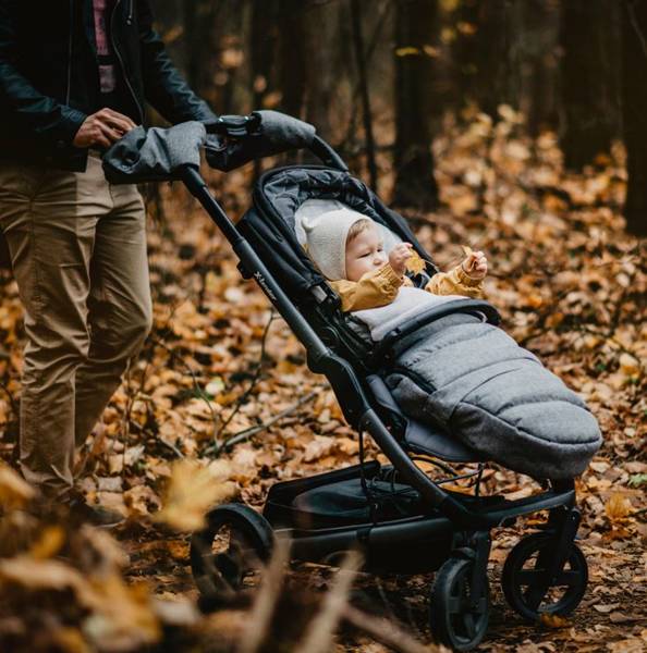 Zaffiro iGrow Plus Melange Grey Bērnu ratu guļammaiss