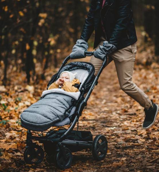 Zaffiro iGrow Plus Melange Grey Bērnu ratu guļammaiss