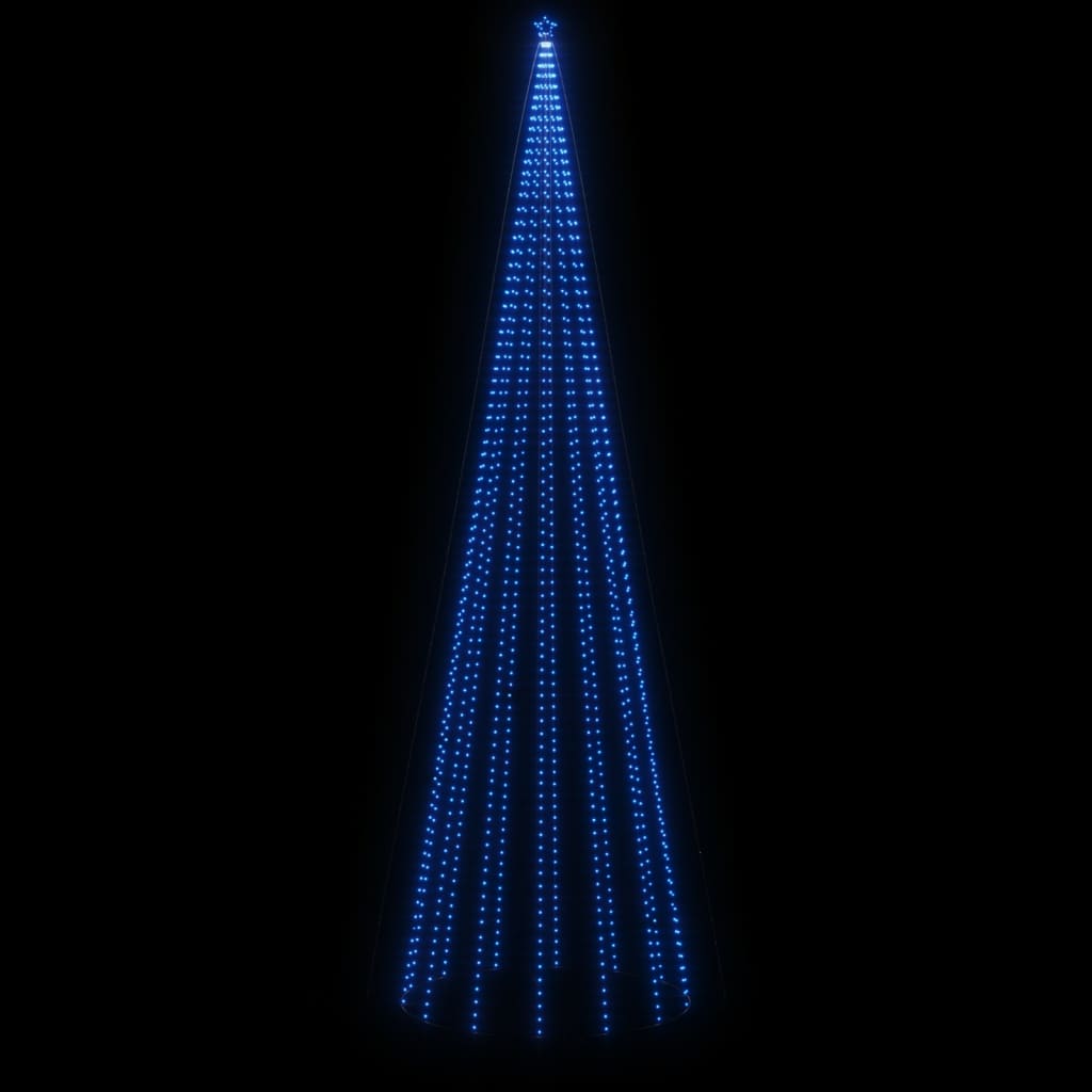 Ziemassvētku Egle Ar Pīķi, 1134 Zilas Led Lampiņas, 800 Cm Vidaxl