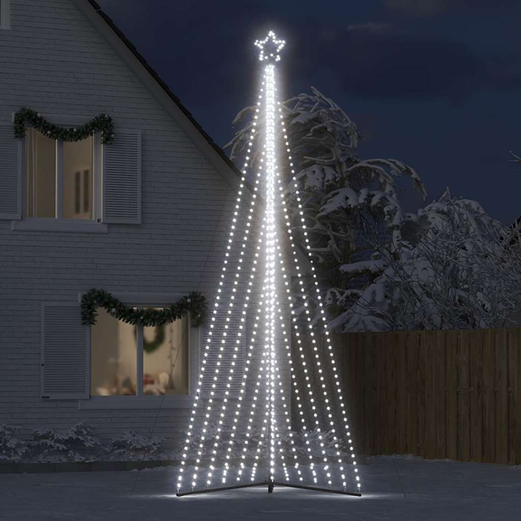 Ziemassvētku Eglītes Gaisma 789 Led Auksti Balts 480 Cm Vidaxl