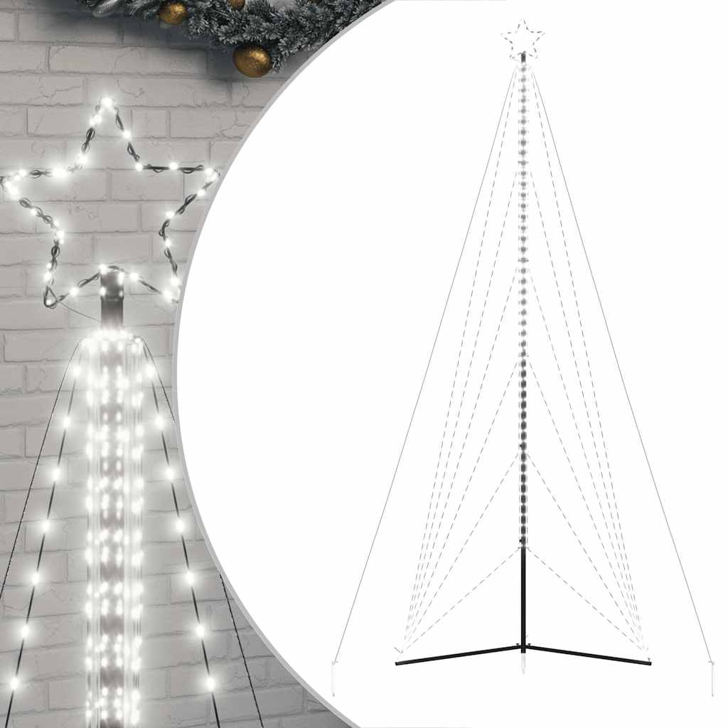 Ziemassvētku Eglītes Gaisma 861 Led Auksti Balts 480 Cm Vidaxl