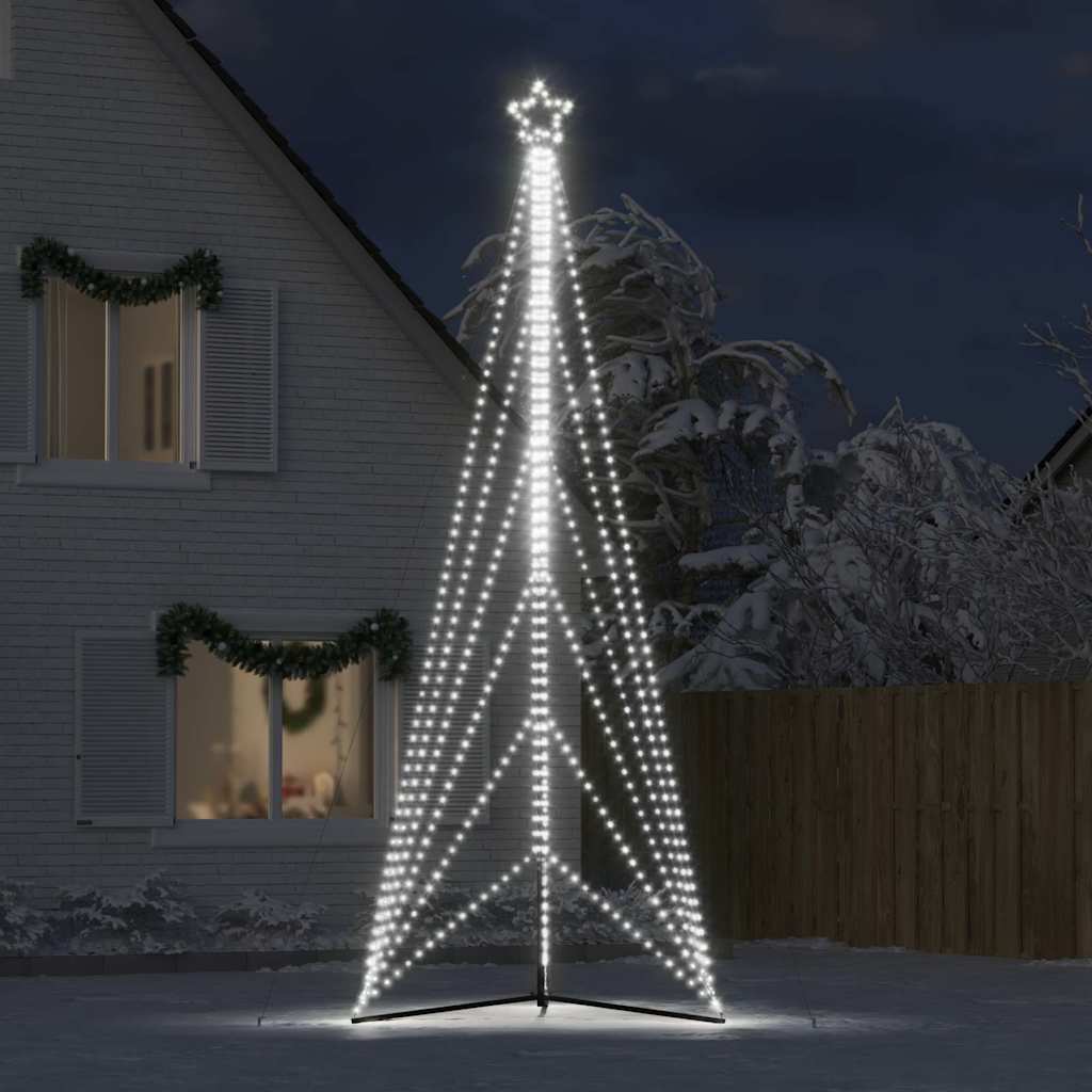 Ziemassvētku Eglītes Gaisma 861 Led Auksti Balts 480 Cm Vidaxl