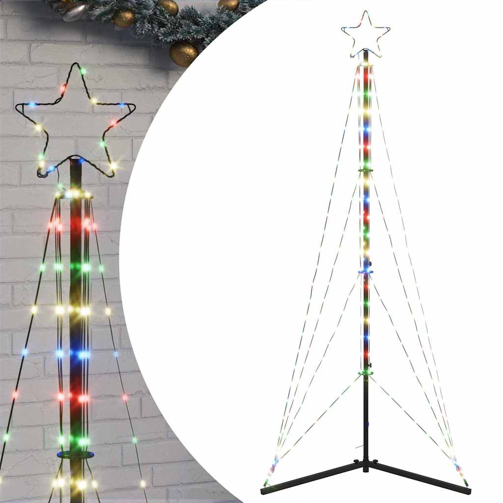 Ziemassvētku Eglītes Gaismiņas, 363 Led, Krāsainas, 180 Cm Vidaxl