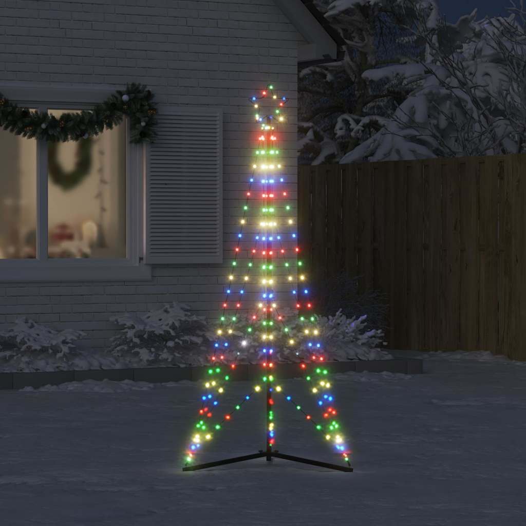 Ziemassvētku Eglītes Gaismiņas, 363 Led, Krāsainas, 180 Cm Vidaxl