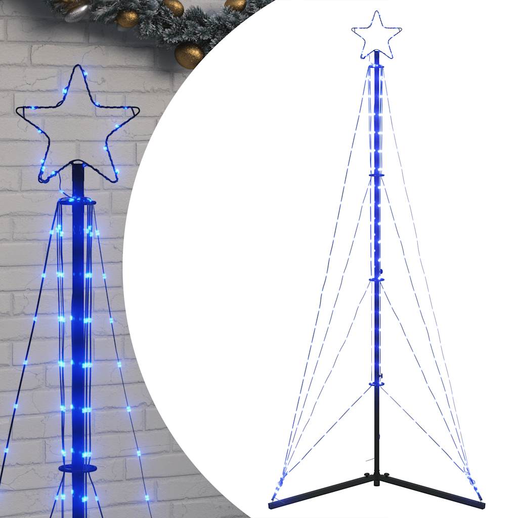 Ziemassvētku Eglītes Gaismiņas, 363 Led, Zila, 180 Cm Vidaxl