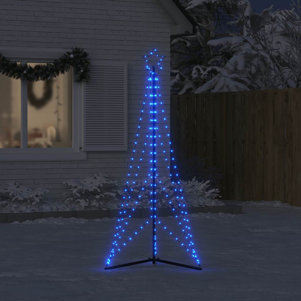 Ziemassvētku Eglītes Gaismiņas, 363 Led, Zila, 180 Cm Vidaxl