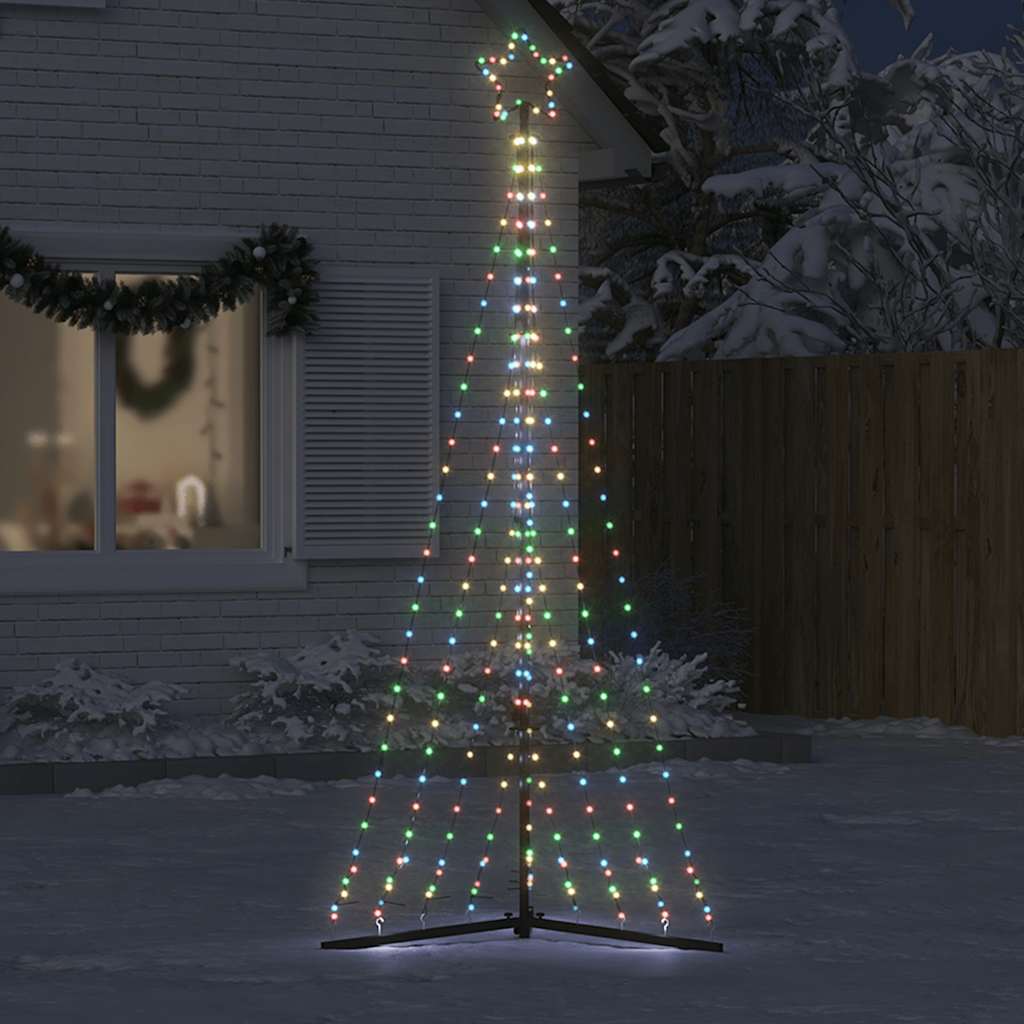 Ziemassvētku Eglītes Gaismiņas, 447 Led, Krāsains, 250 Cm Vidaxl