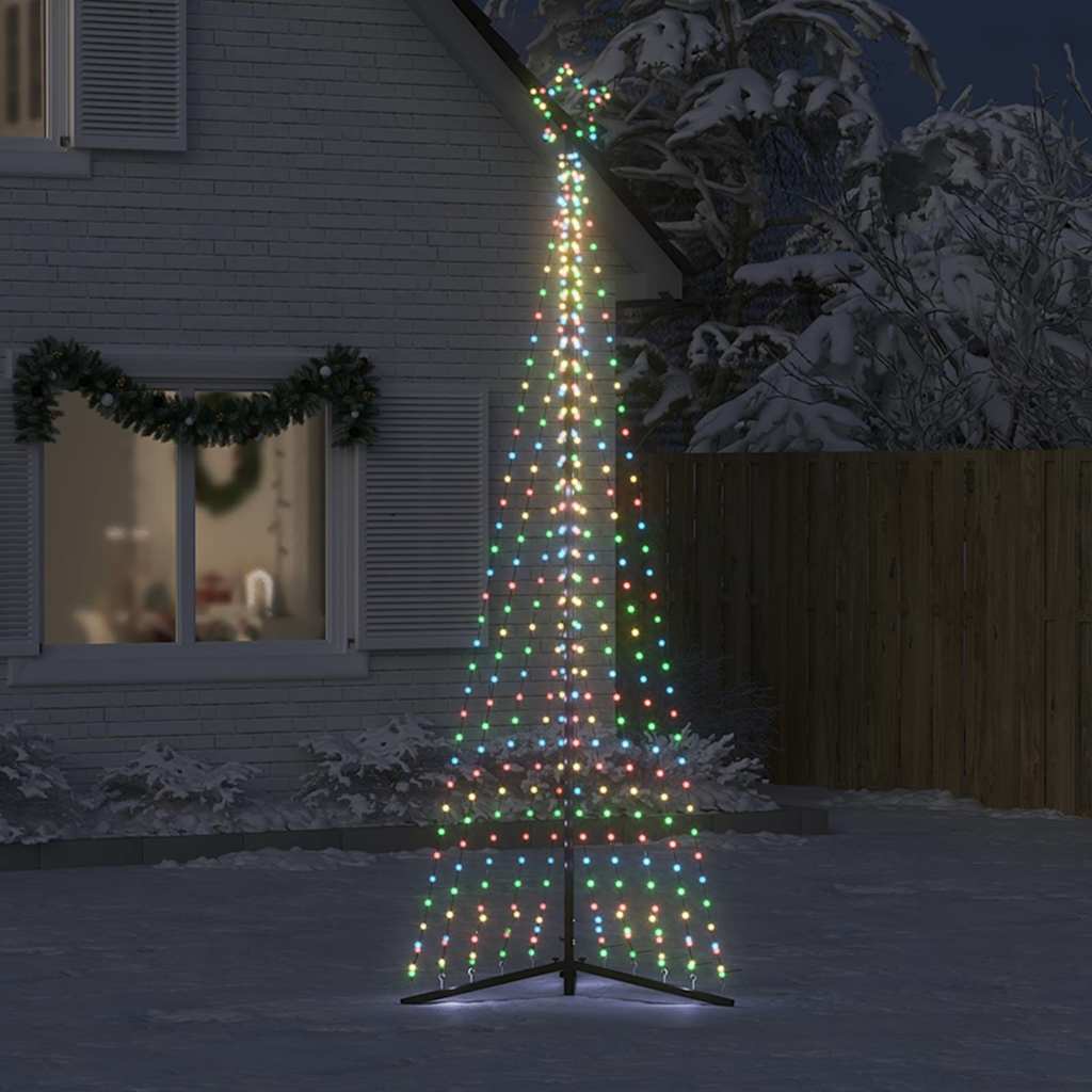 Ziemassvētku Eglītes Gaismiņas, 495 Led, Krāsainas, 300 Cm Vidaxl