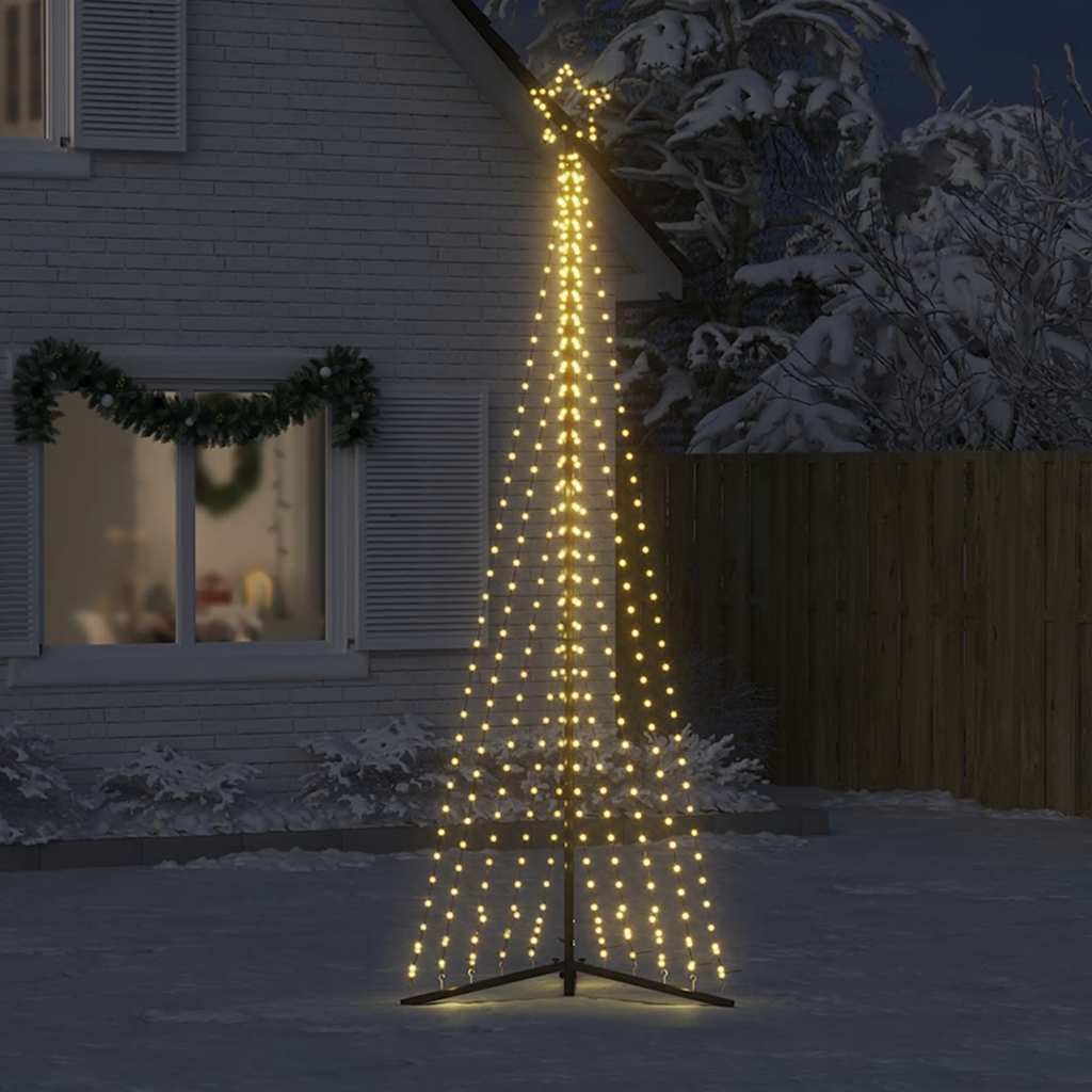 Ziemassvētku Eglītes Gaismiņas, 495 Led, Silti Baltas, 300 Cm Vidaxl