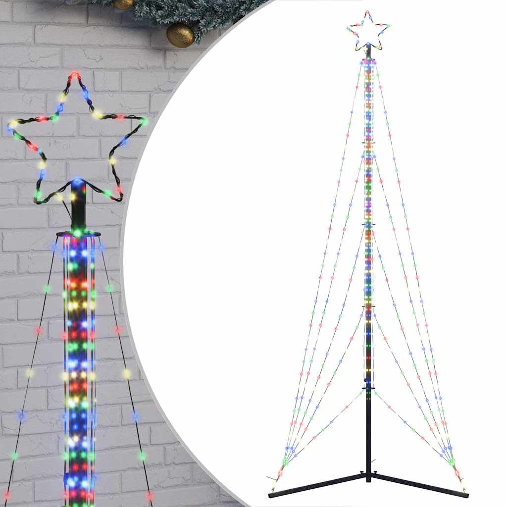 Ziemassvētku Eglītes Gaismiņas, 525 Led, Krāsainas, 300 Cm Vidaxl