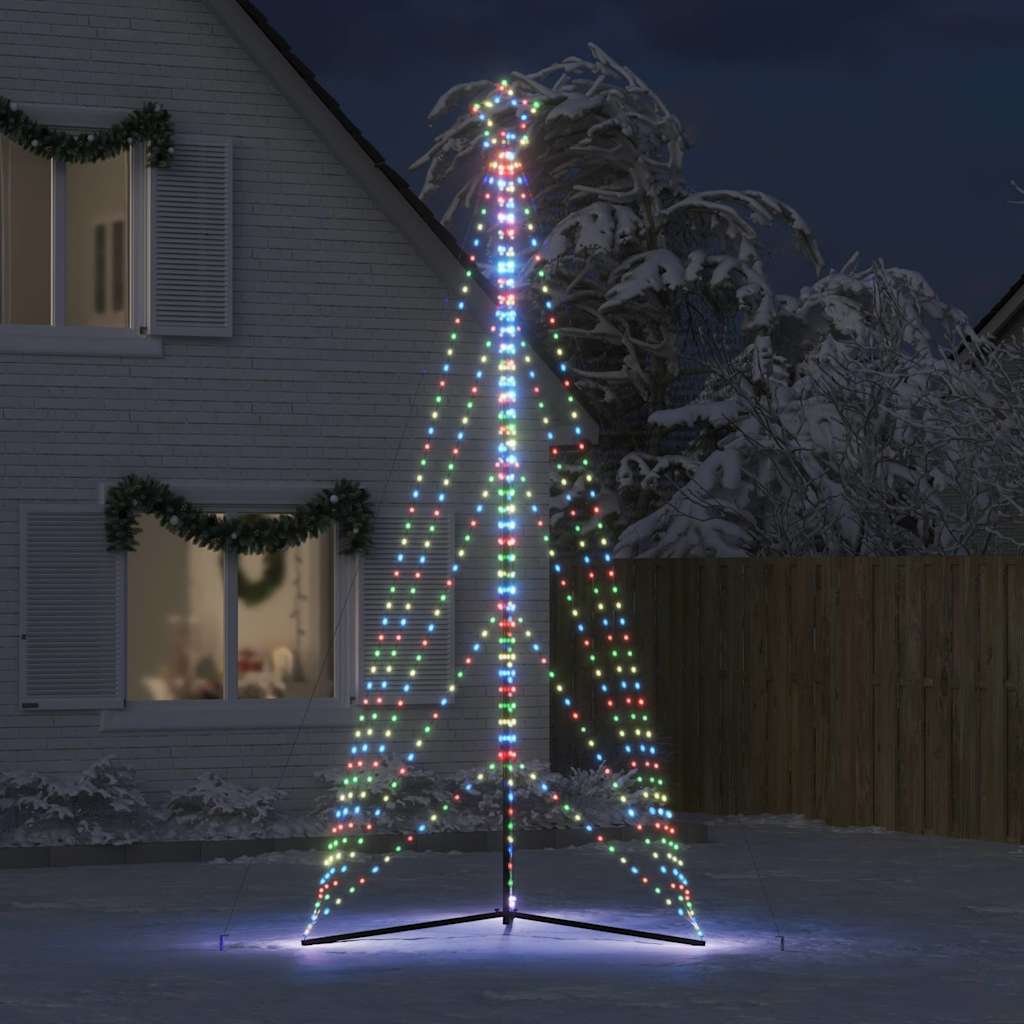 Ziemassvētku Eglītes Gaismiņas, 615 Led, Krāsainas, 400 Cm Vidaxl